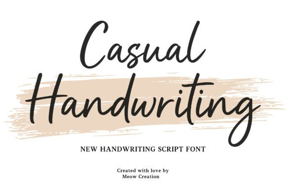 Download Casual Handwriting - Casual Collection