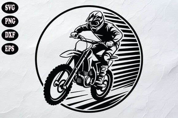 Download Dirt Bike Motocross Rider SVG - Rider Collection