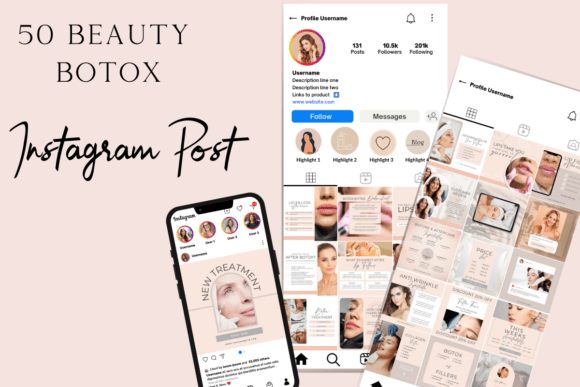 Download Beauty Botox and Filler Instagram Posts - Beauty Collection