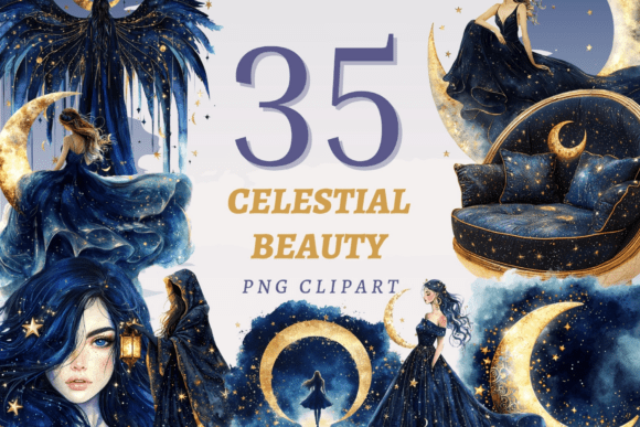 Download Celestial Beauty PNG Bundle - Beauty Collection